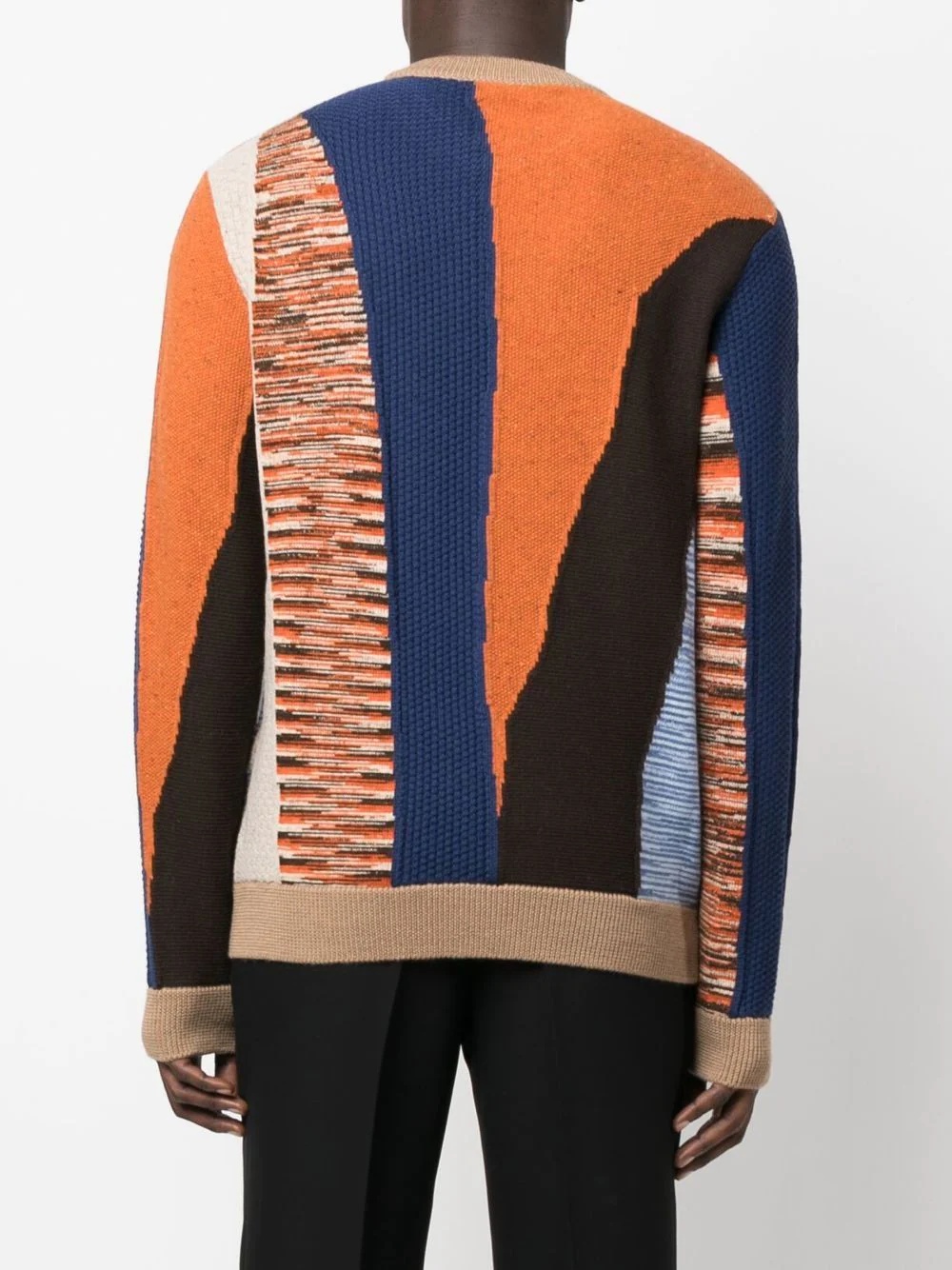 colour-block knitted jumper - 4