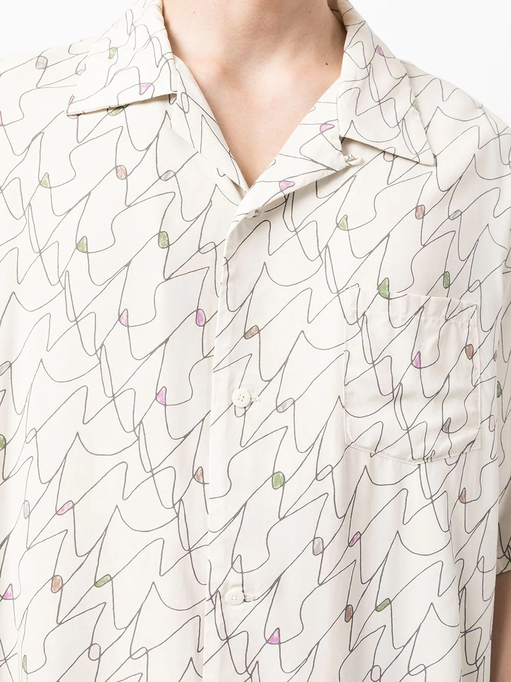 abstract-print shirt - 5