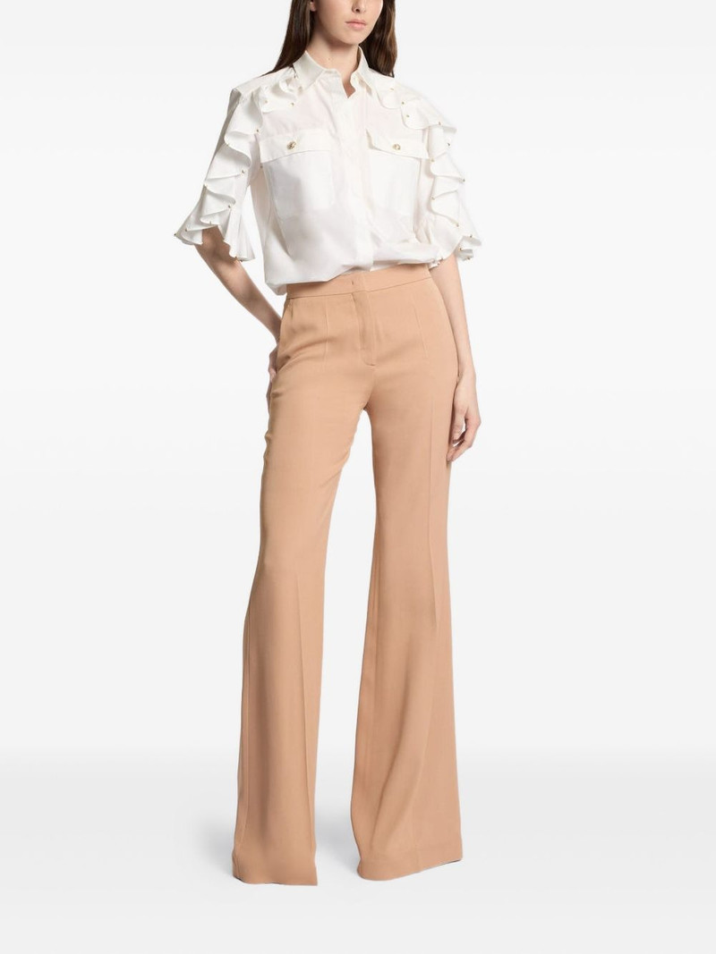 ELIE SAAB embellished ruffle shirt outlook