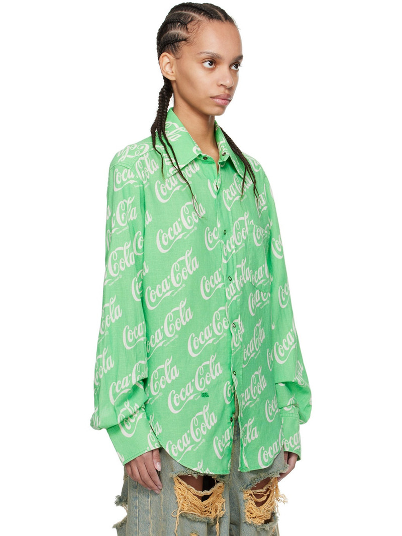 Green Printed Shirt 2