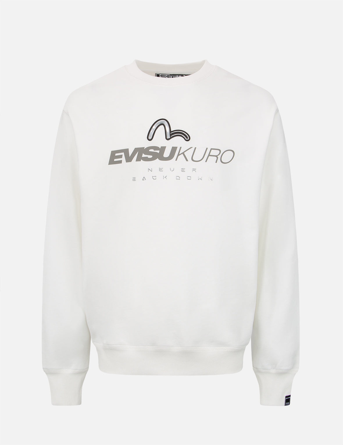 Transparent Seagull Badge Logo Print Sweatshirt - 1