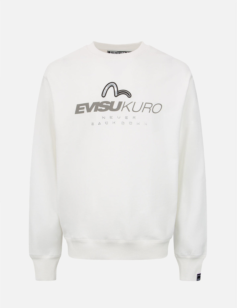 Transparent Seagull Badge Logo Print Sweatshirt 1