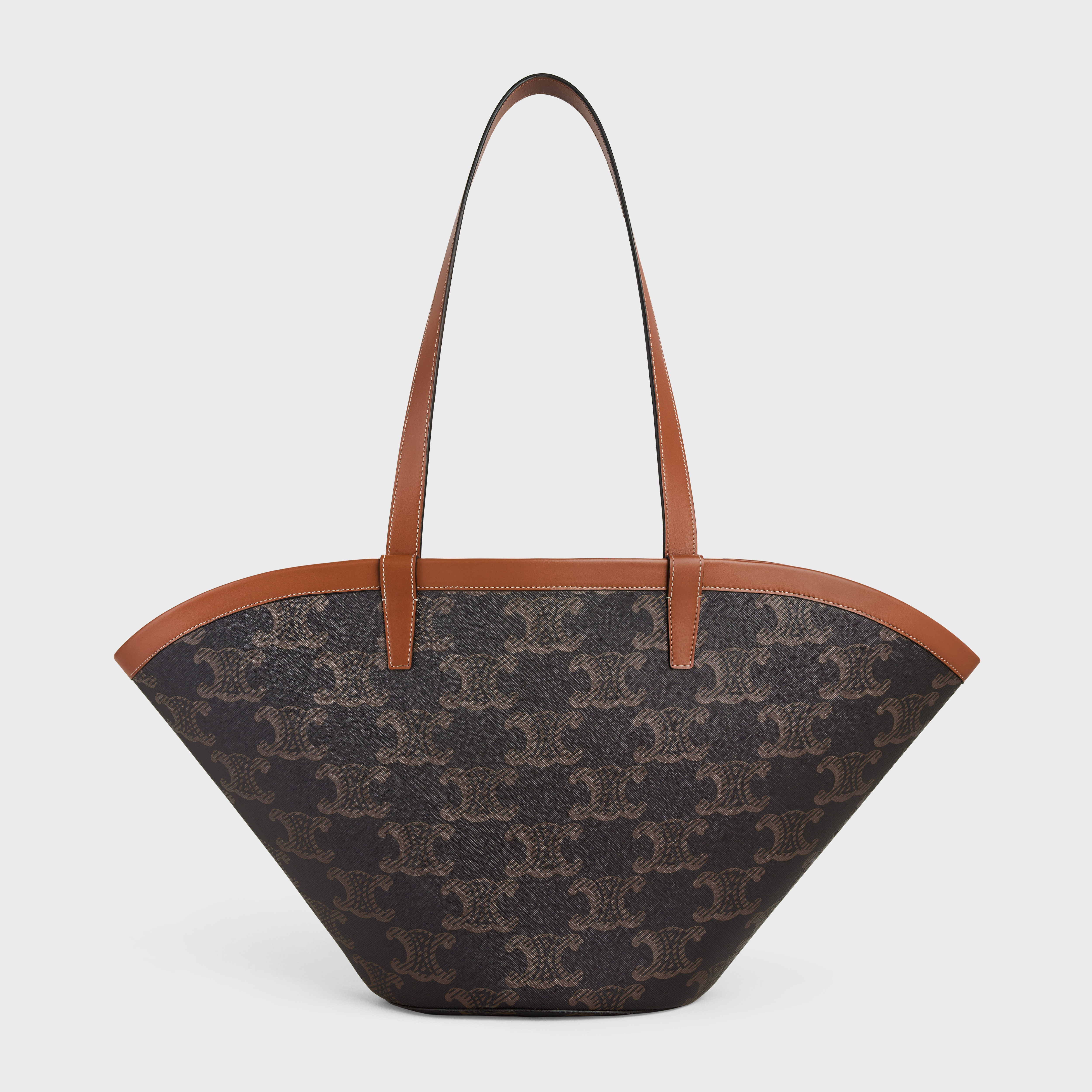 Medium Couffin Bag in Triomphe Canvas XL and Calfskin - 5