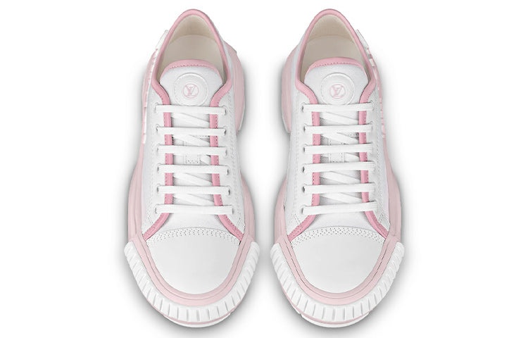 (WMNS) LOUIS VUITTON Squad Sneakers 'White Pink' 1AACVV - 3