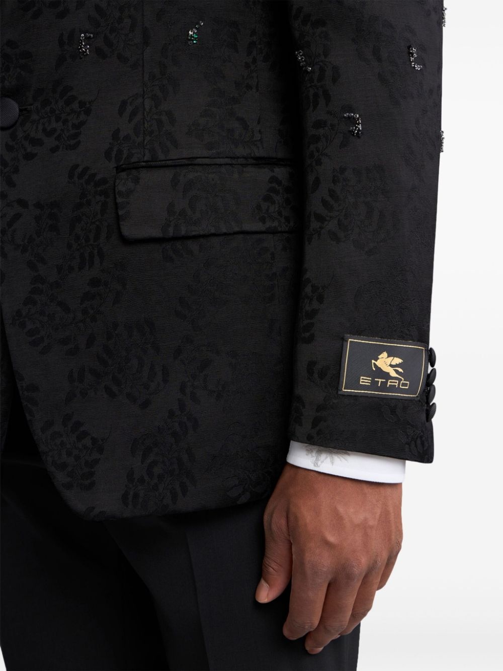single-breasted blazer - 4