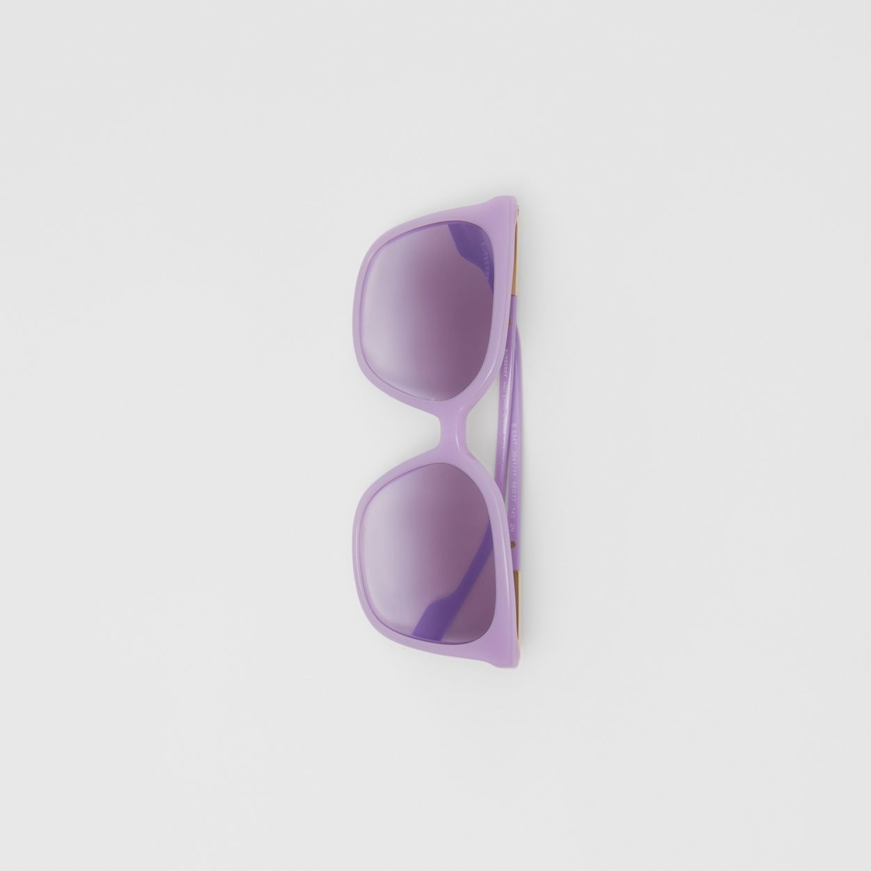 Icon Stripe Detail Oversized Square Frame Sunglasses - 4