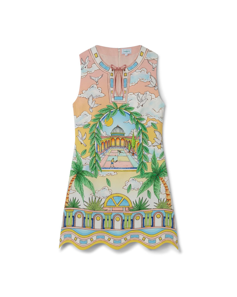 CASABLANCA Paysage Ideal Cocktail Dress outlook