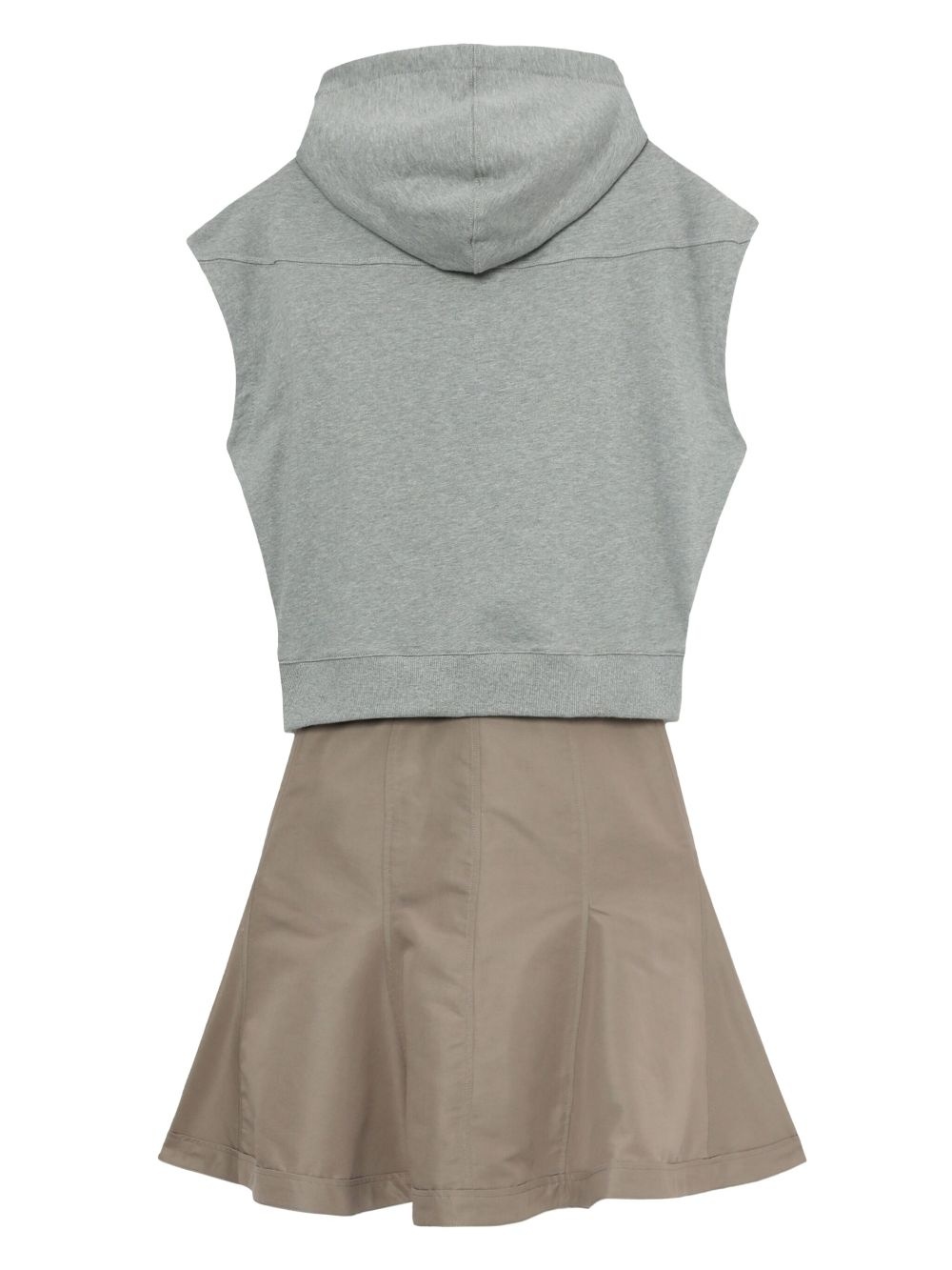 sweatshirt combo dress - 6
