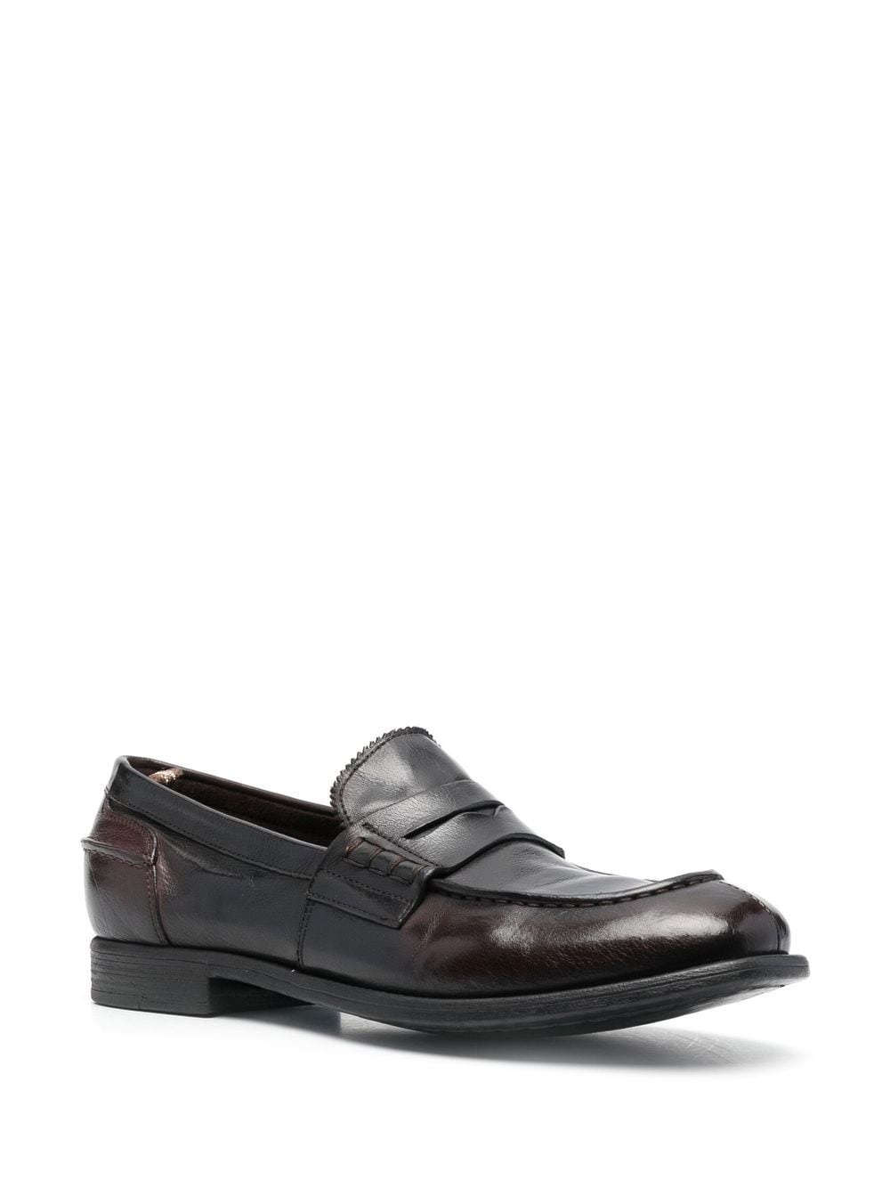 penny-slot leather loafers - 2