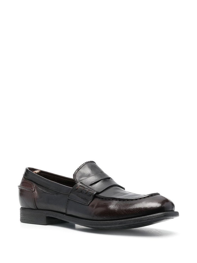 OFFICINE CREATIVE penny-slot leather loafers outlook