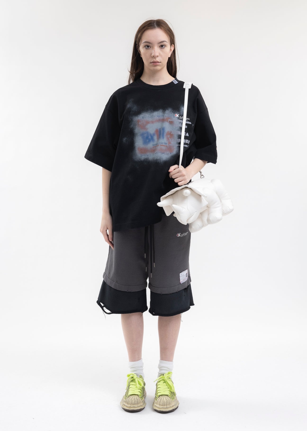 WHITE TRICERATOPS  BAG - 10