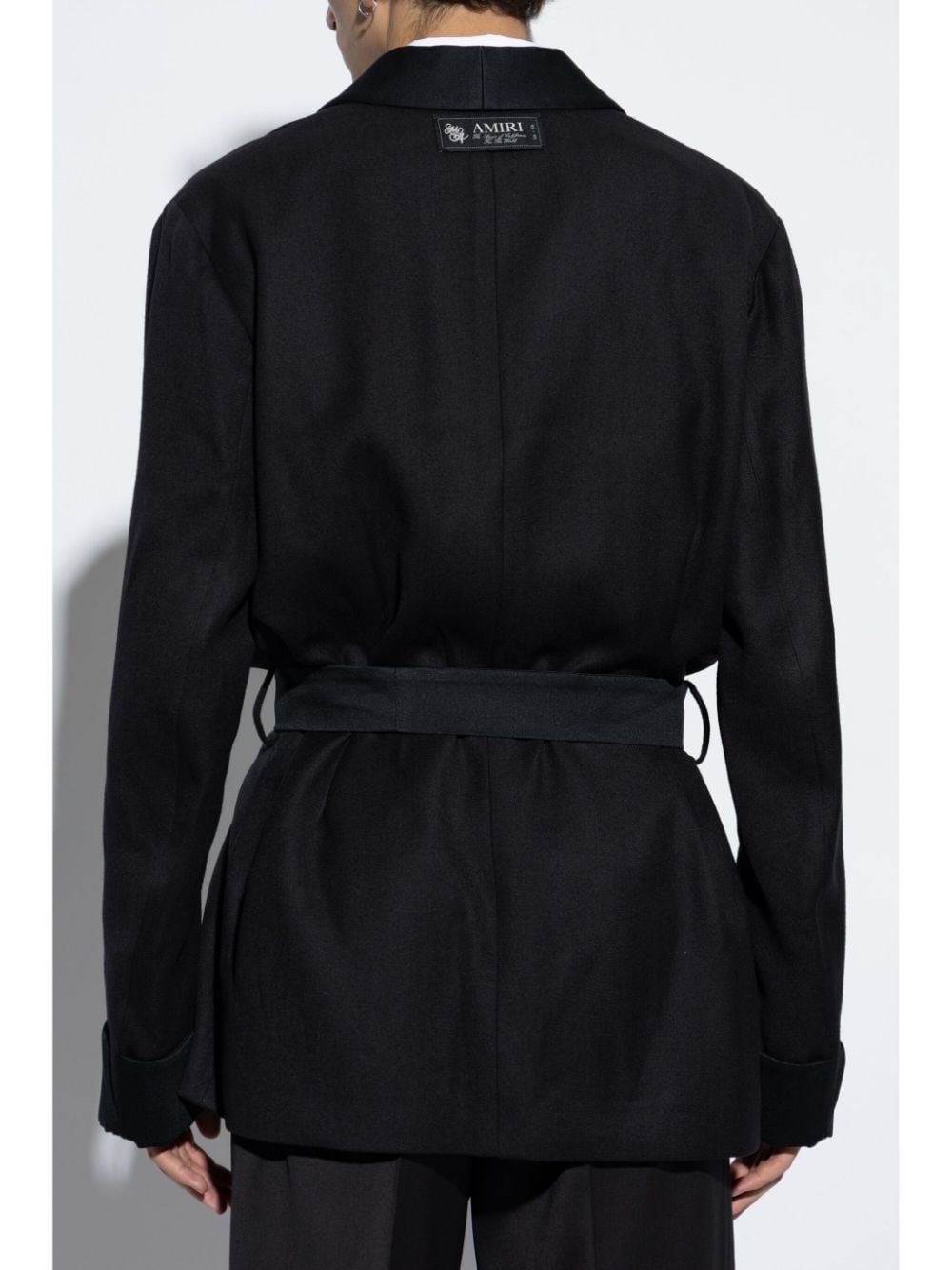 tie-waist blazer - 4