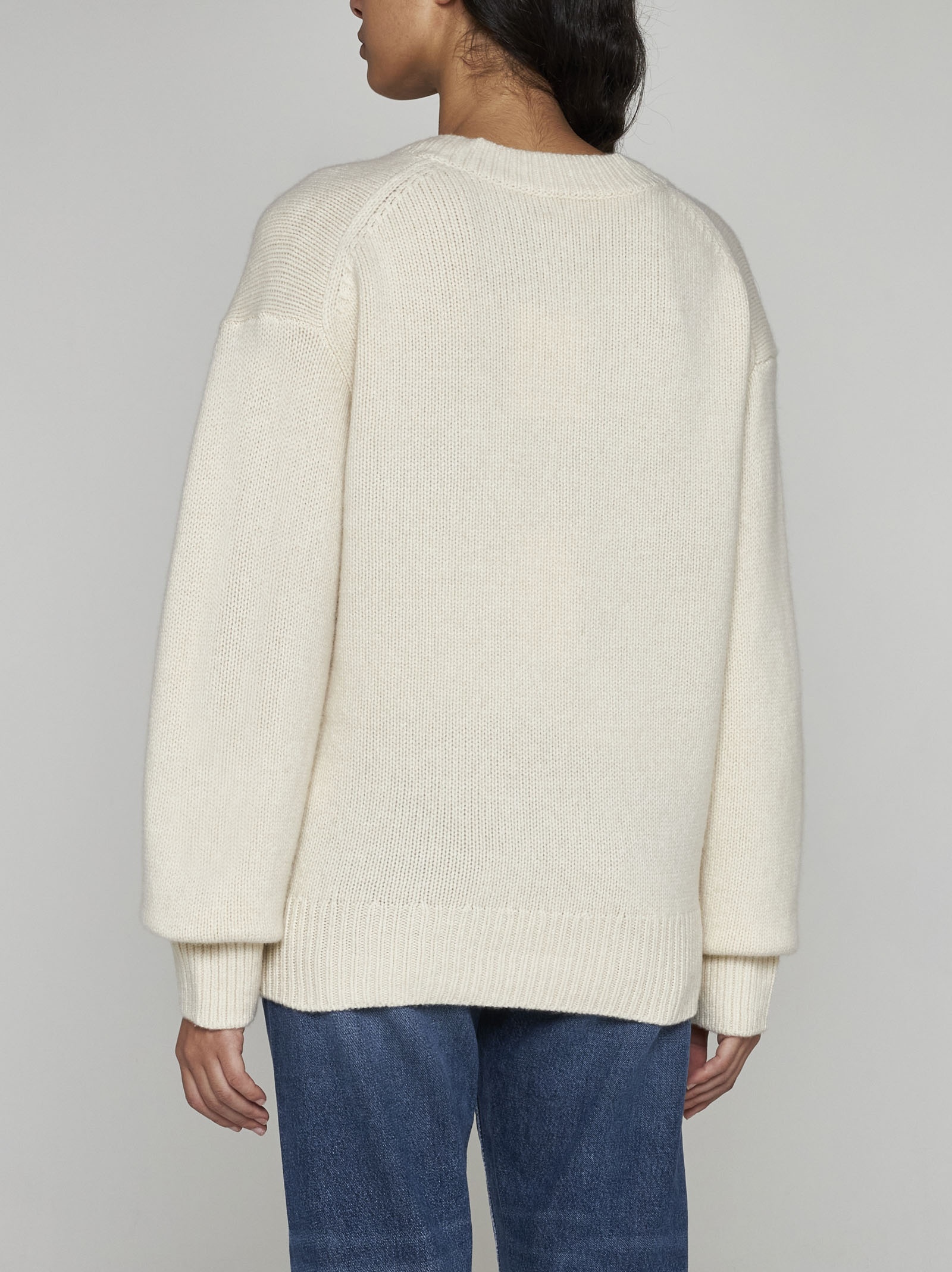 Wool and cashmere sweater - 4
