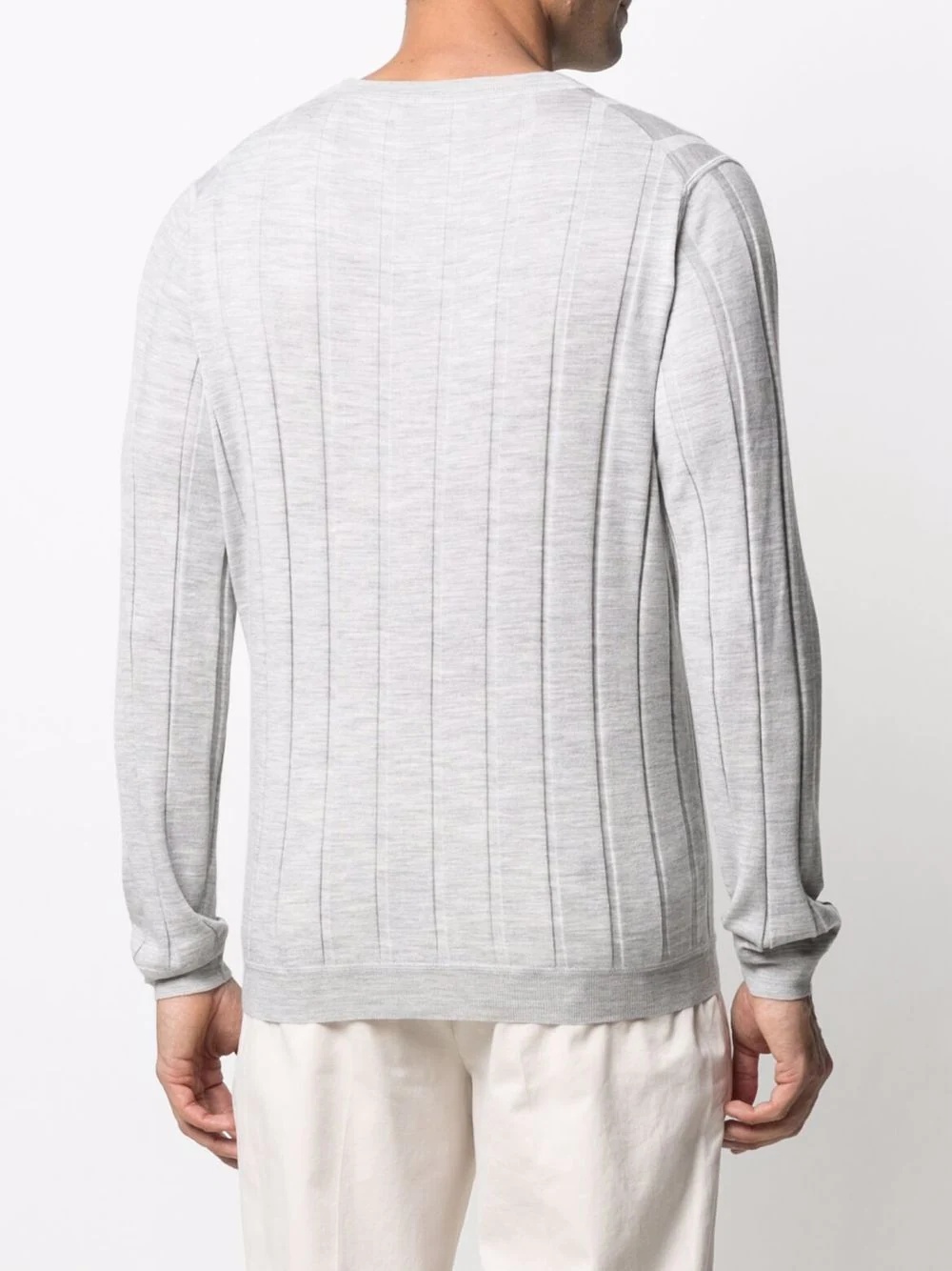 crew-neck knit jumper - 4