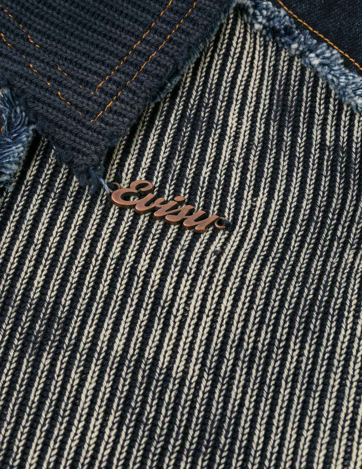 Denim Panelled Fashion Fit Zip-Up Cardigan - 5