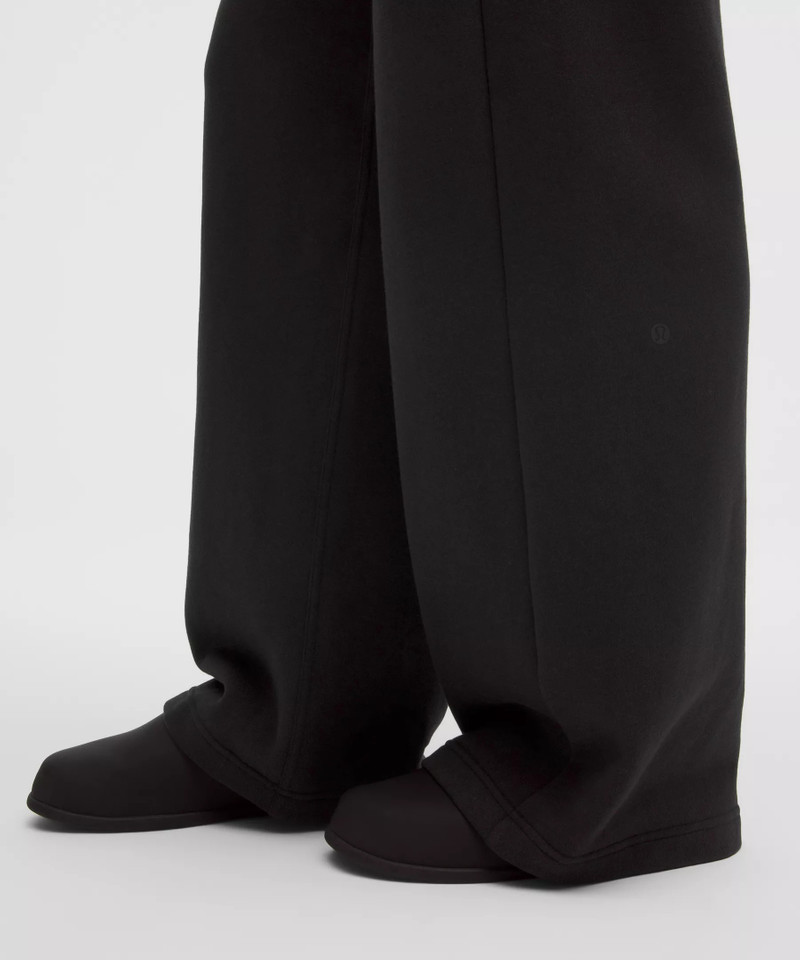 Scuba Mid-Rise Wide-Leg Pant Gathered Waistband *Regular 6
