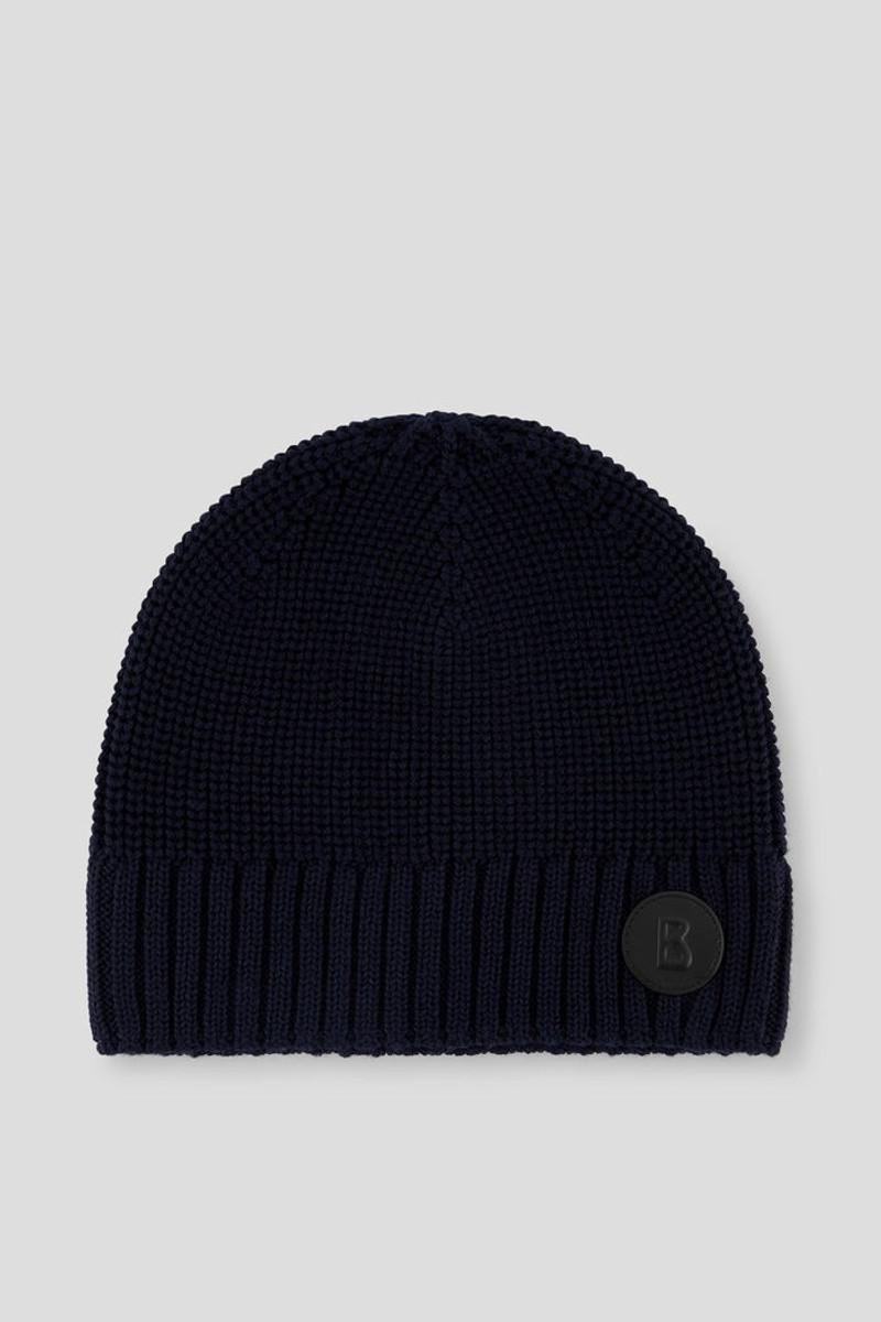 Perth Knitted hat in Navy blue 1