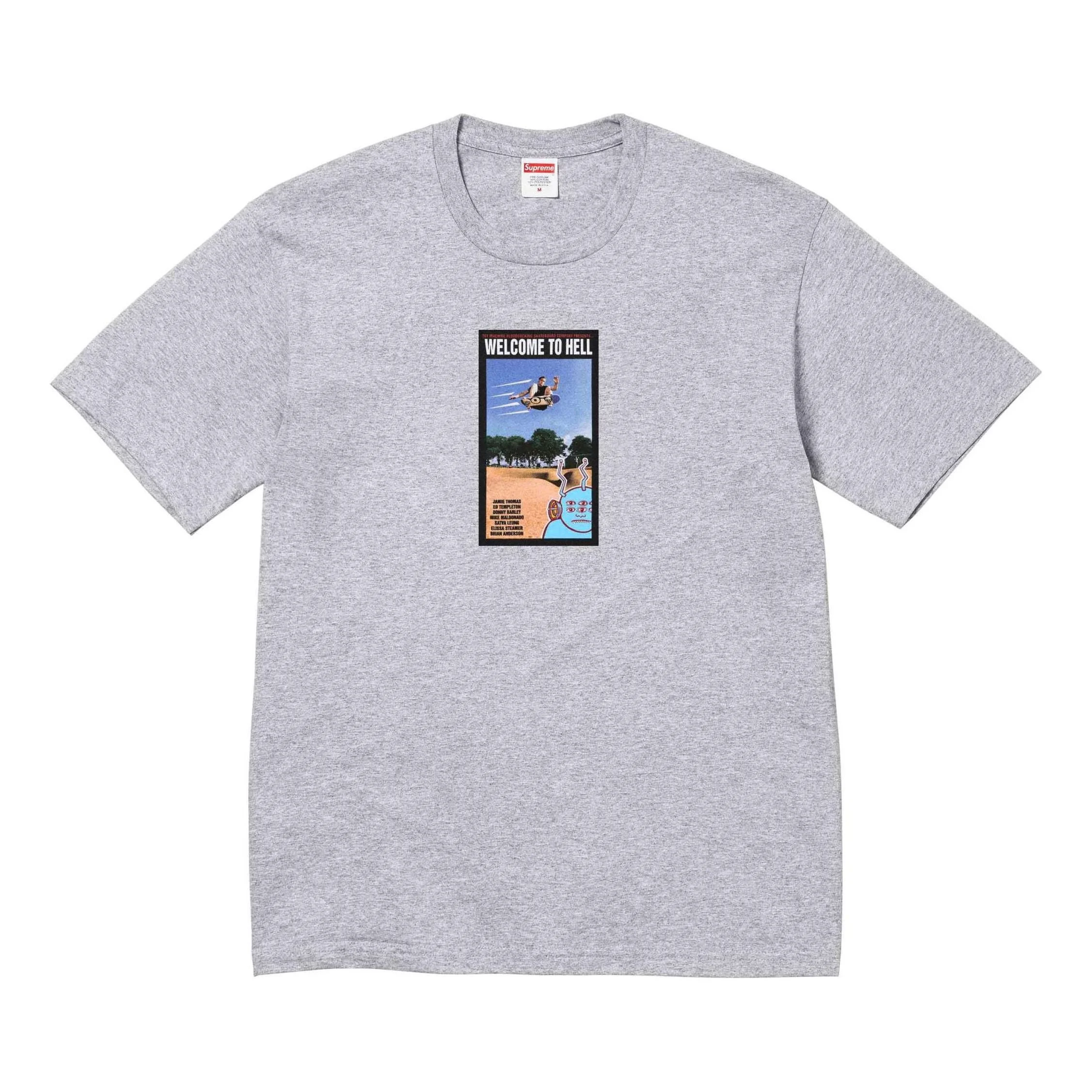 대 x 장난감 기계에 오신 것을 환영합니다 지옥 'T-Shirt 'Grey'SUP-SS24-071 - 1