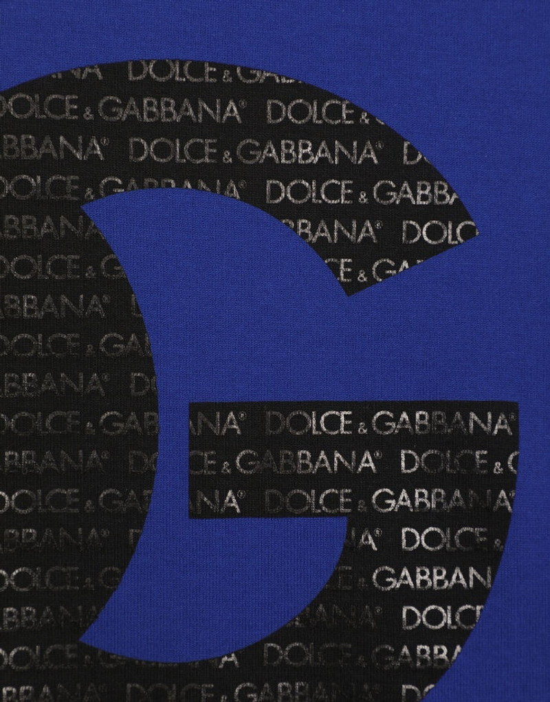 Cotton T-shirt with DG Milano print 5