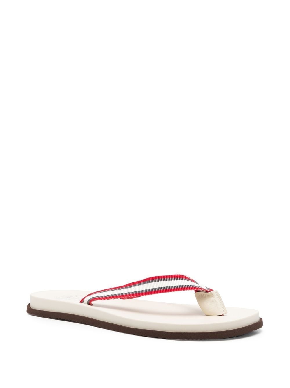 thong-strap flat flip flops - 2