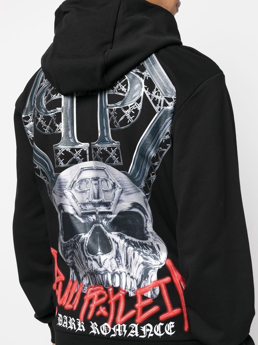 Dark Romance logo-print hoodie - 5