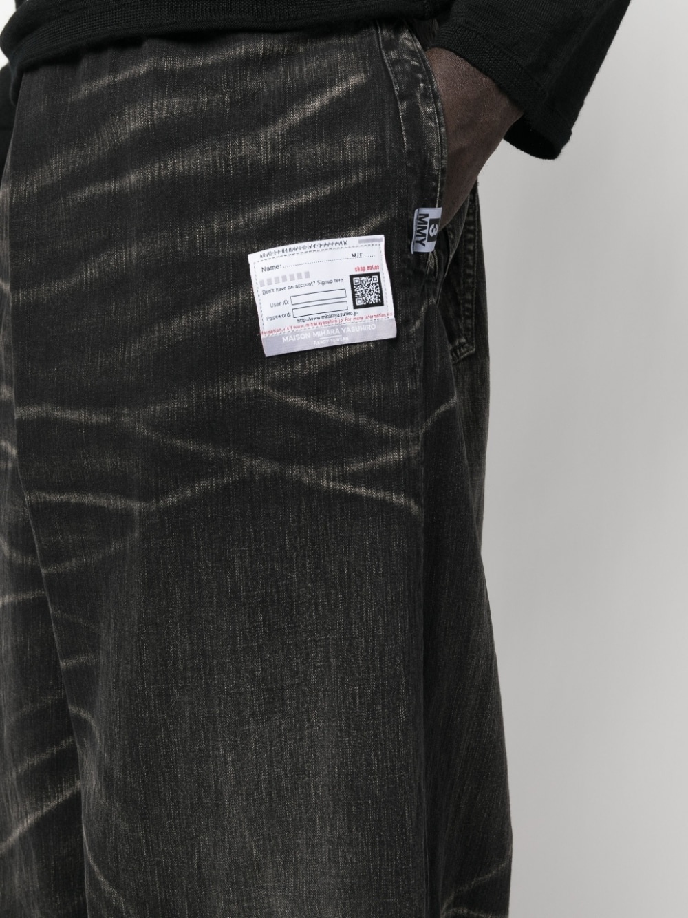 mid-rise wide-leg jeans - 9