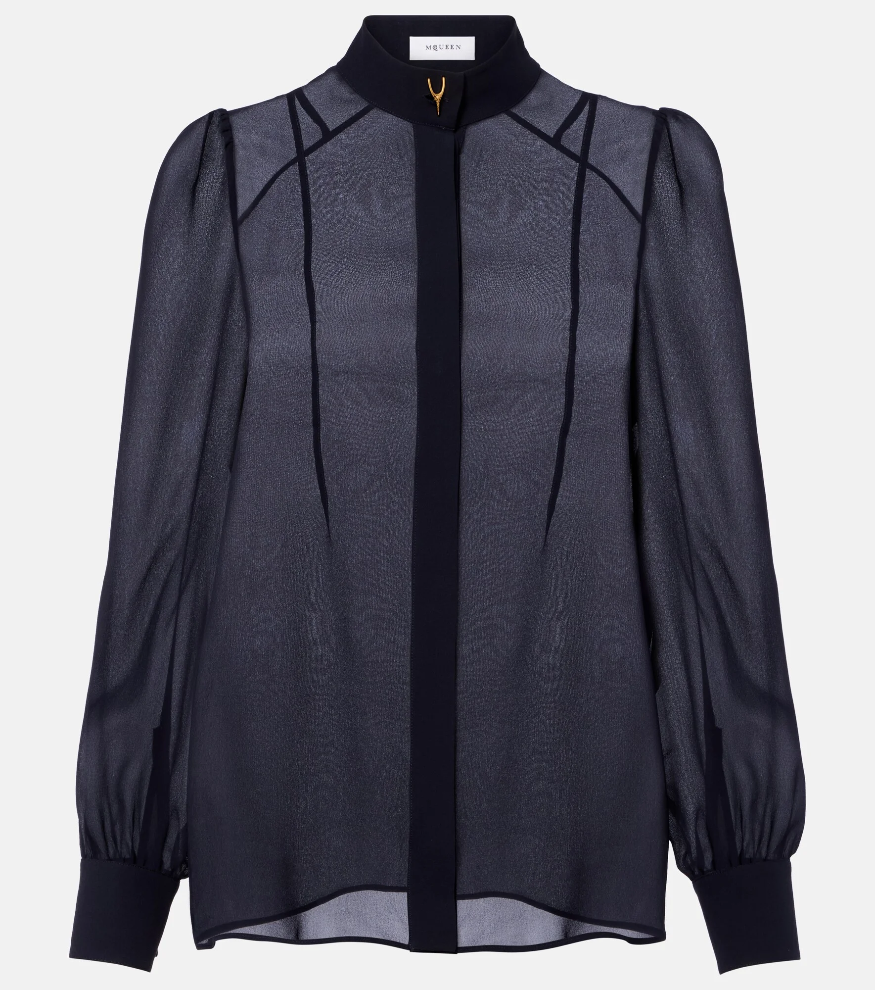 Wishbone silk crêpe de chine shirt - 1