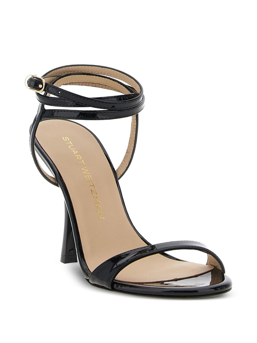 100mm Nudist wrap-ankle sandals - 2
