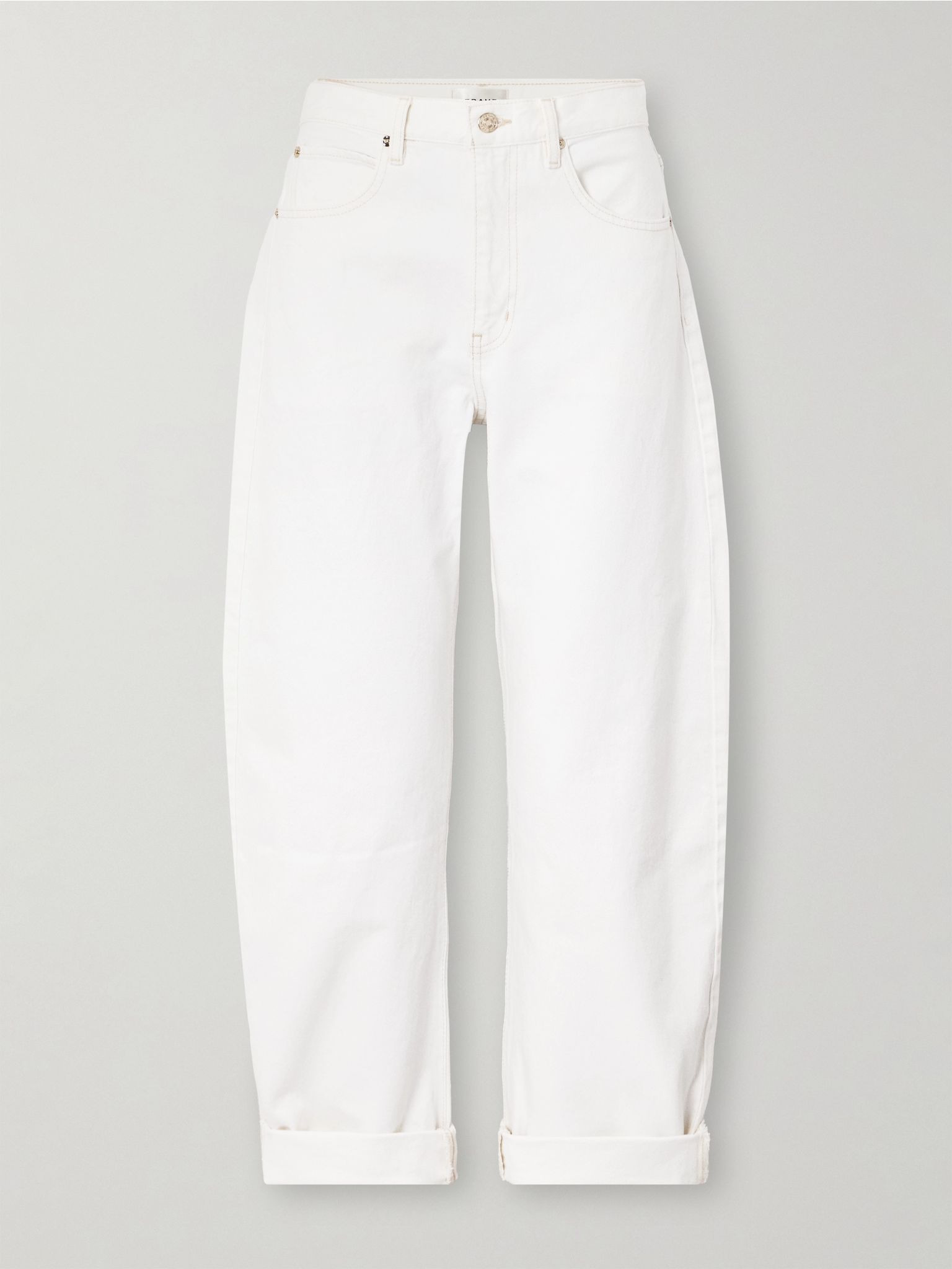 The Bubble wide-leg jeans White - 1