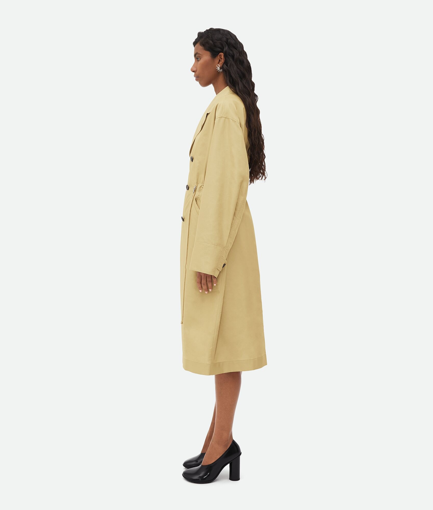 Relaxed Fit Technical Nylon Packable Trench Coat - 2