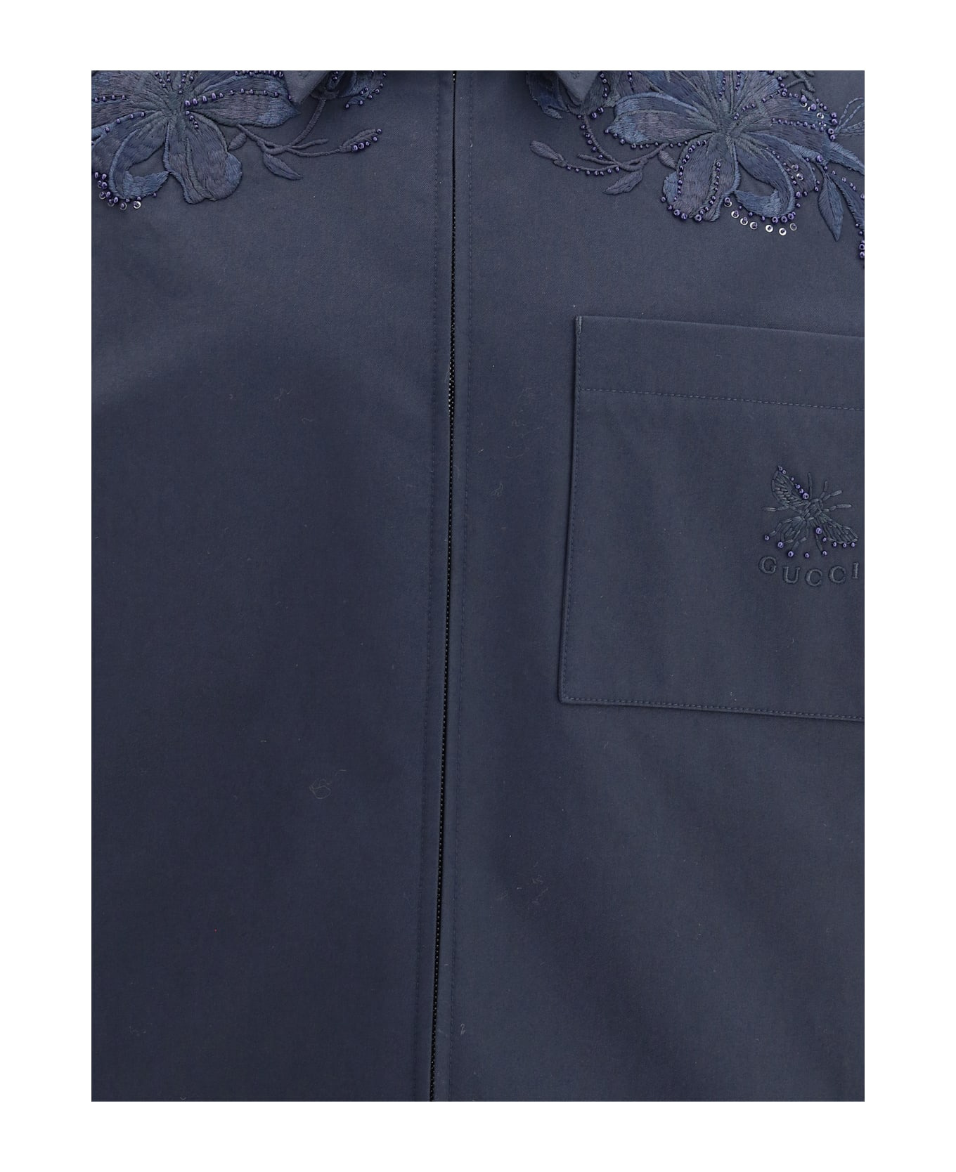 Cotton Jacket With Embroidery - 3