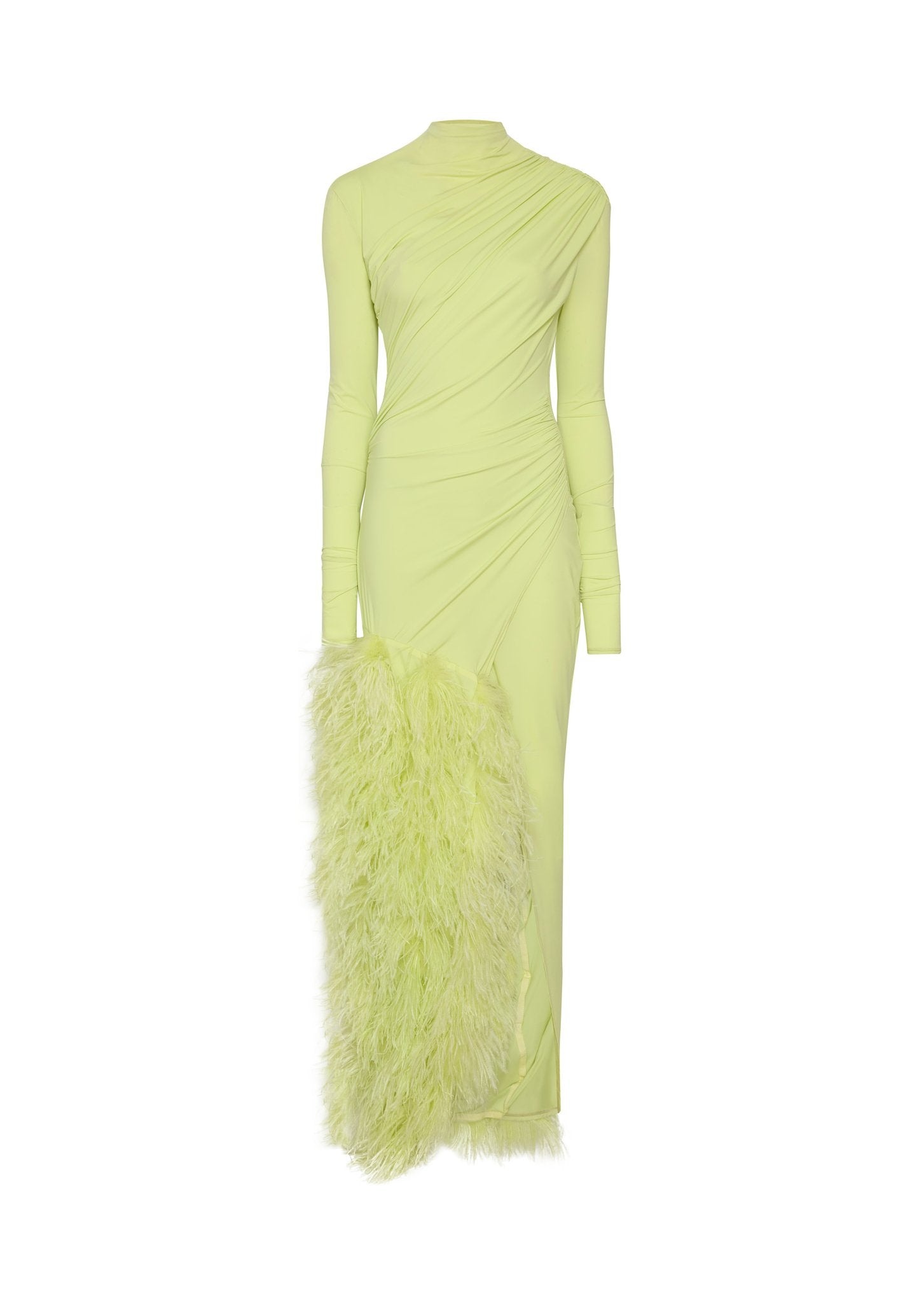 Jersey Feather Dress - 1