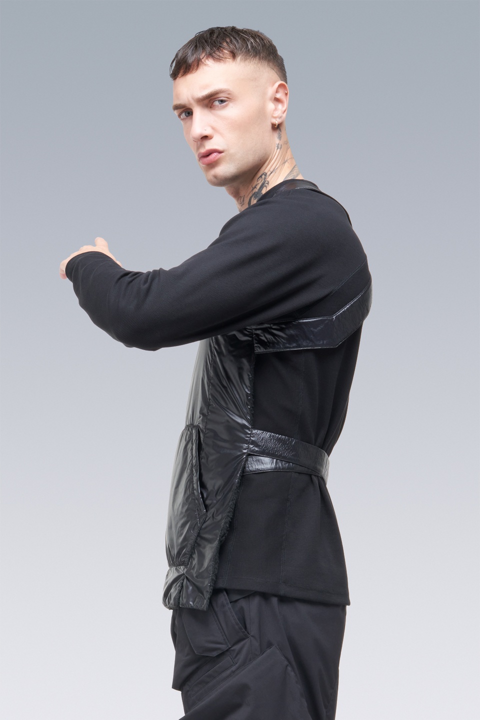 V5-PX HD Nylon Polartec® Alpha® Reversible Vest Black - 9