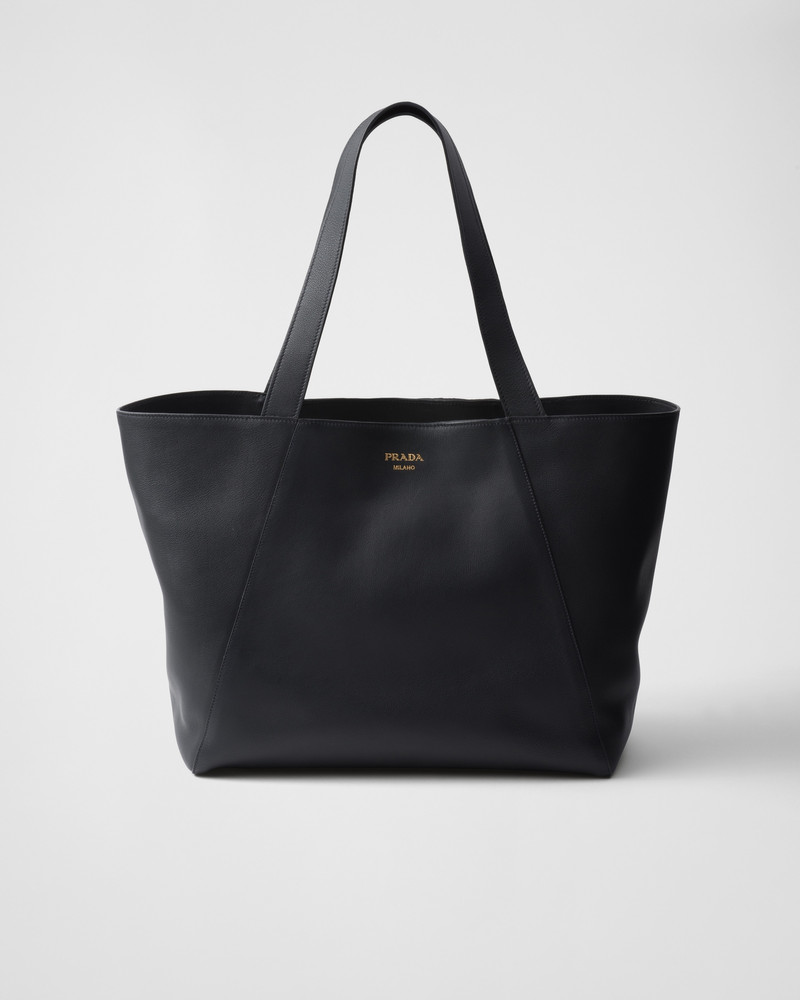 Leather tote bag 1