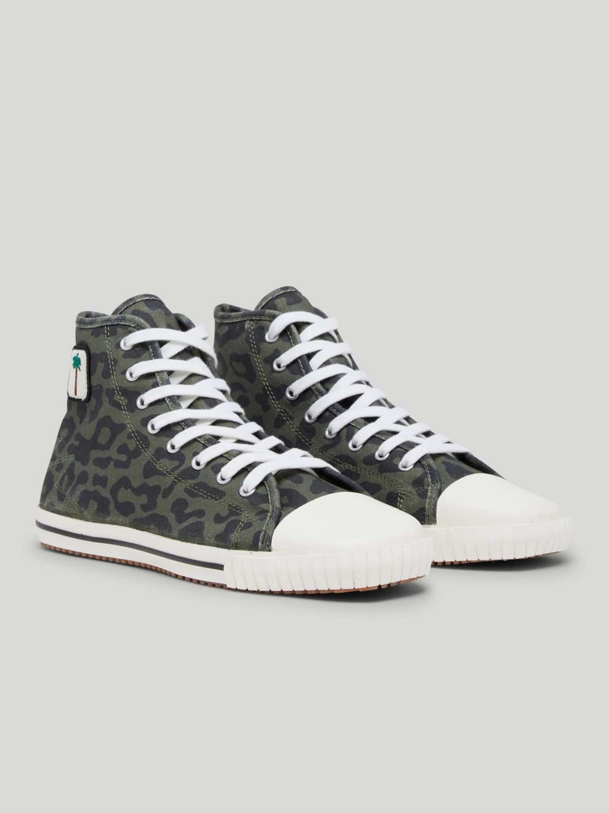 HIGH SQUARE VULCANIZED SNEAKERS - 2