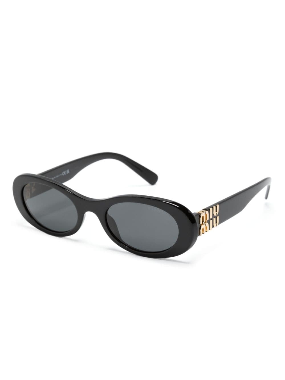 Miu Glimpse oval-frame sunglasses - 2