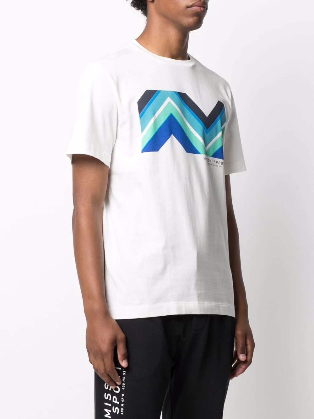 zigzag-print T-shirt - 3