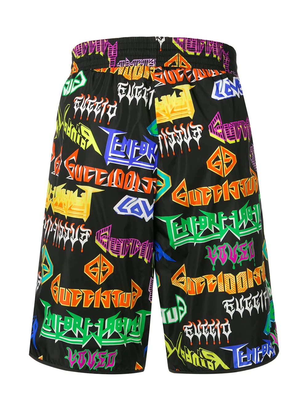 Metal logo printed swim shorts - 2