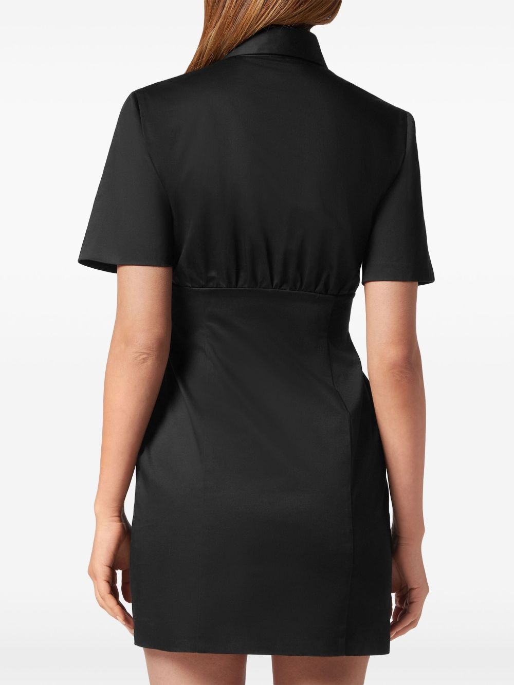 ruffle-trim short-sleeve minidress - 3