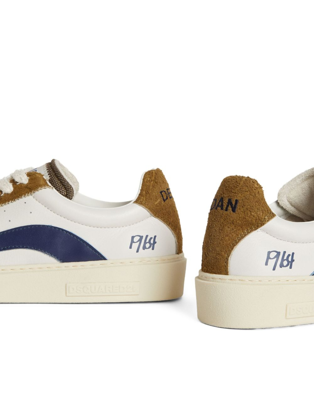 leather sneakers - 4