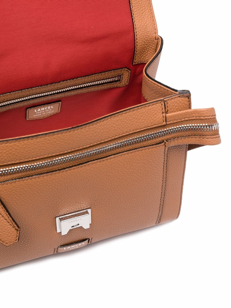 top-handle leather tote bag 6