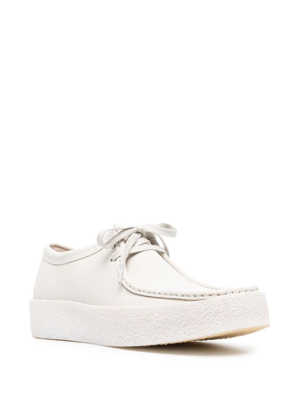 Wallabee lace-up leather shoes - 2