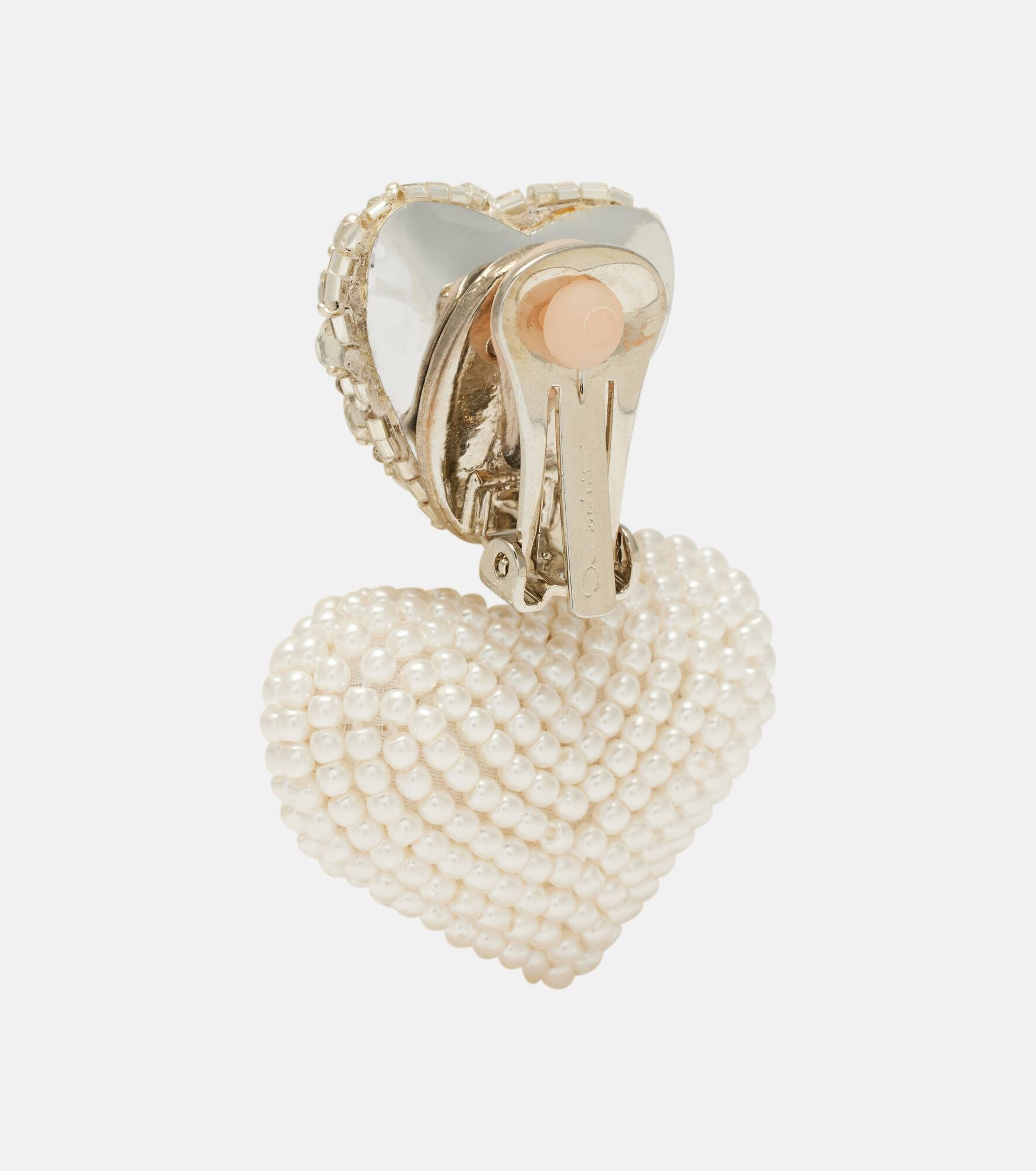 Crystal-embellished clip-on earrings - 5