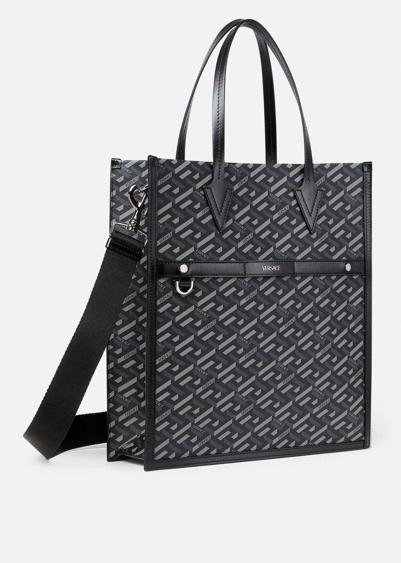 VERSACE La Greca Signature Tall Tote Bag outlook