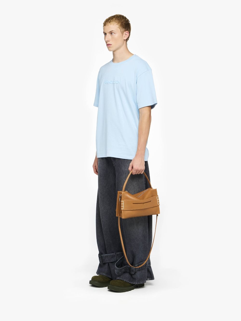 JW Anderson LOGO EMBROIDERY T-SHIRT | REVERSIBLE