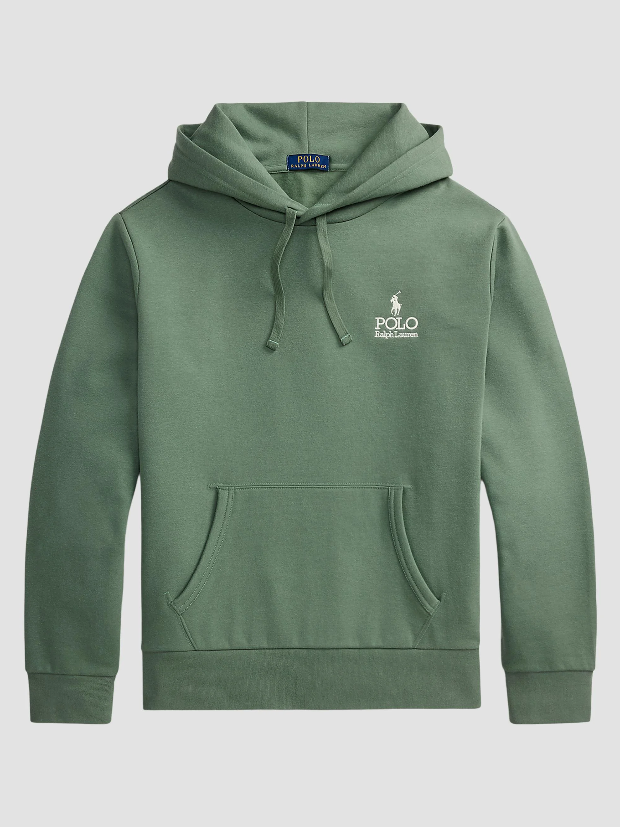Men's Logo-Embroidered Drawstring Hoodie - Fatigue - 1