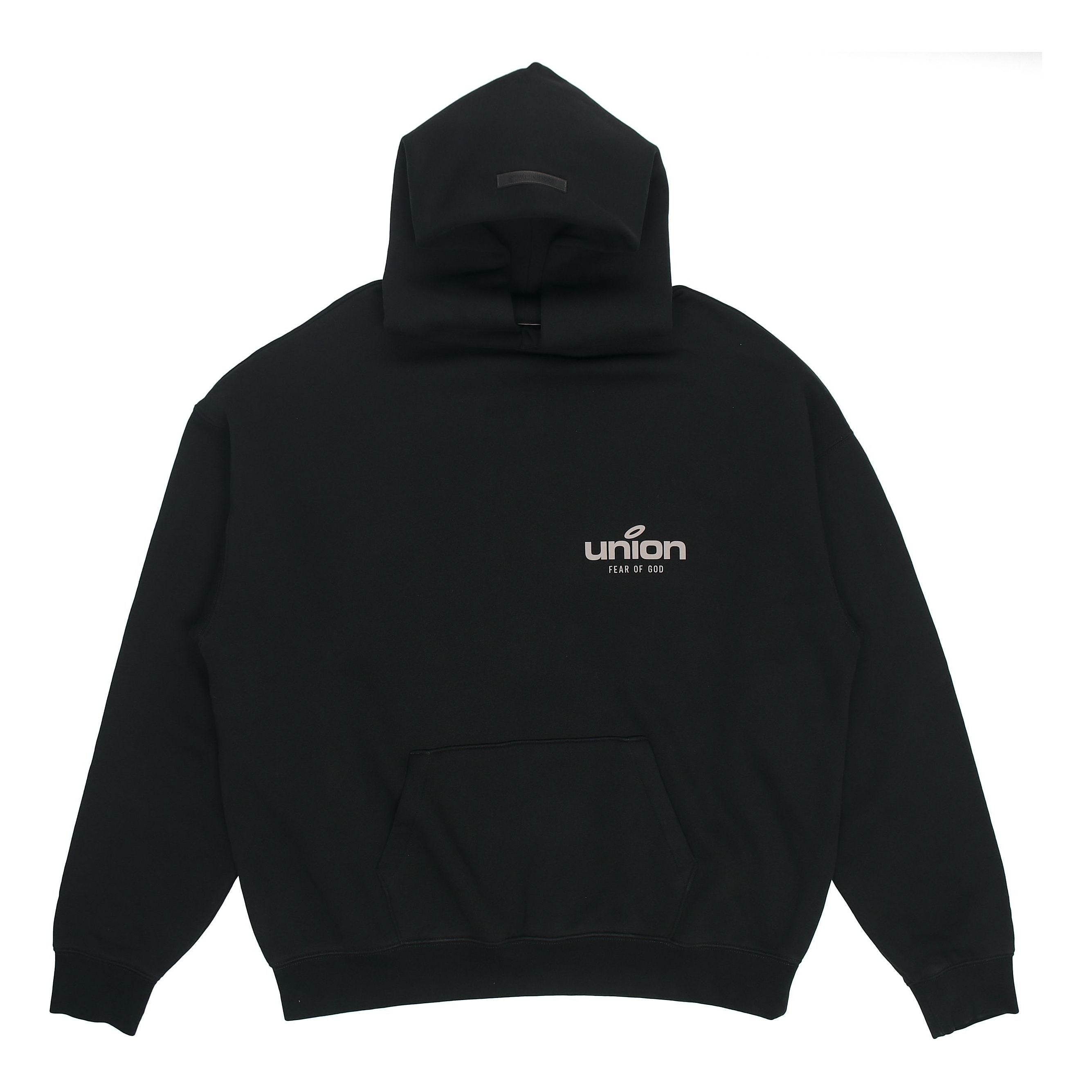 Fear of God Essentials FW21 Vintage Hoodie x Union LA 'Black' FOG-FW21-096 - 1