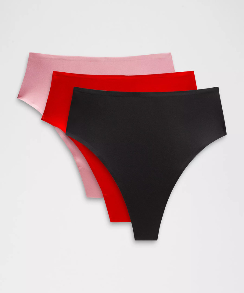 lululemon Wundermost Ultra-Soft Nulu High-Waist Thong Underwear *3 Pack outlook