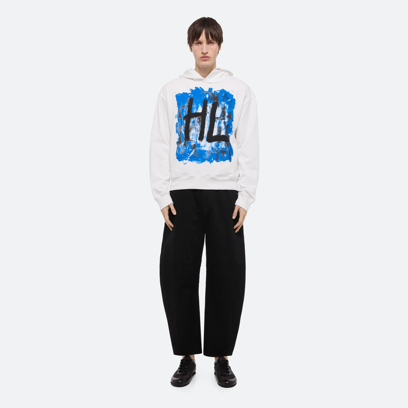 Helmut Lang BLUE SCRIBBLE HOODIE outlook
