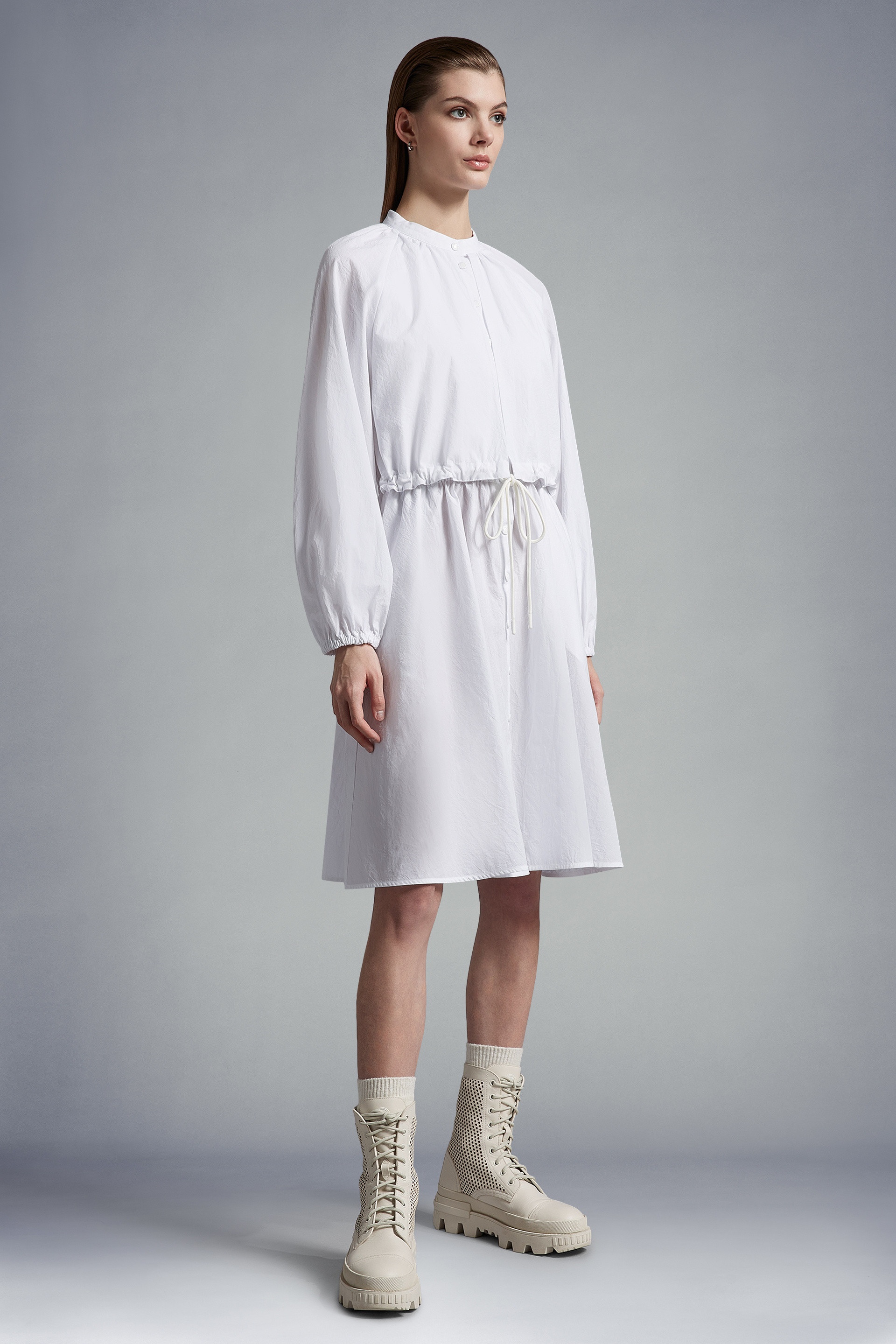 Cotton Shirt Dress - 3